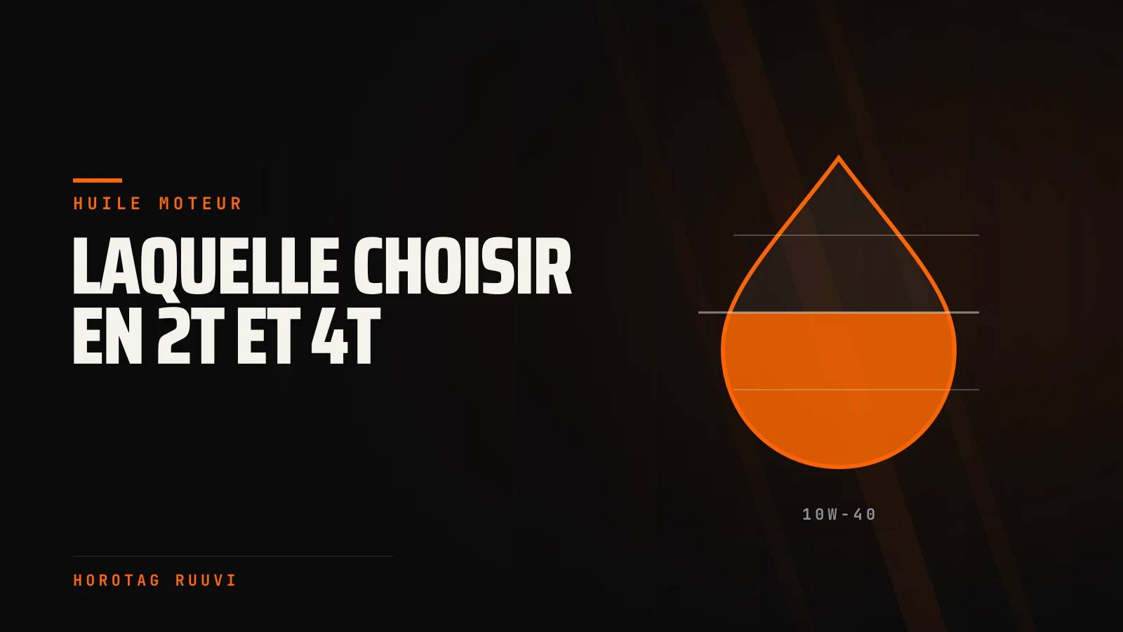 Huile moteur moto cross : laquelle choisir ? (4T et 2T)
